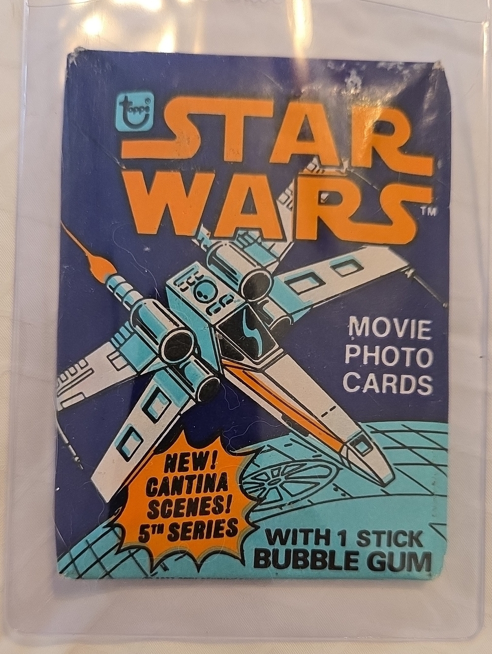 1977 Star Wars Movie Photo Cards Pack - Blue & Orange Artwork